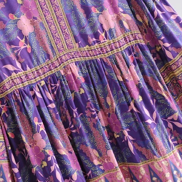 LAST ONE🎉Floral lantern sleeve dress - Picture 4 of 16